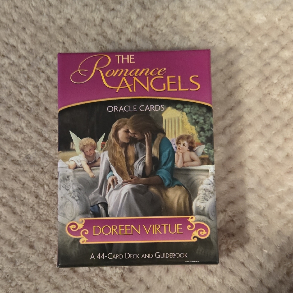 Doreen Virtue Romance Angels Oracle Cards with Guidebook OOP